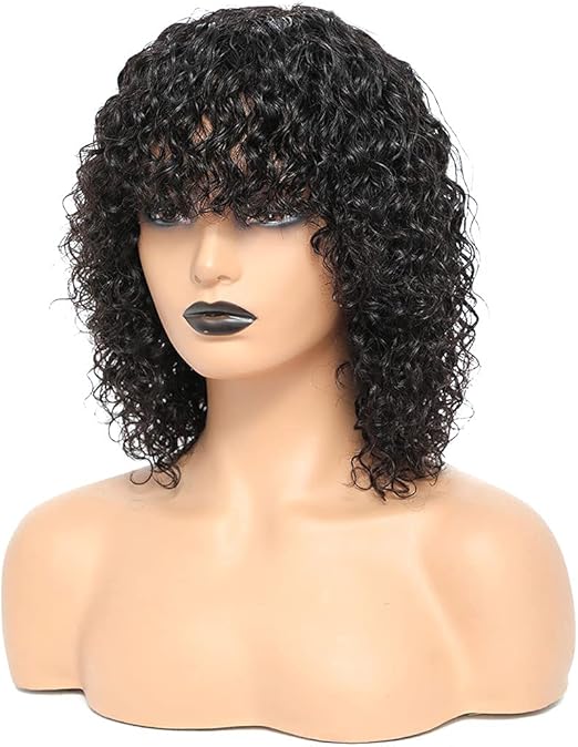 Wear & Go Glueless Water Wave Curls Machine Made Bob Wig - Image 2